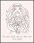 Posterizer 1 pcs-self love meassage-it's not your job to like me it's mine-Inspirational Women's Art-Motivational & Inspirational Art-Living Room ...
